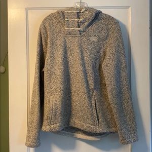 The North Face hooded fleece sweatshirt Size L